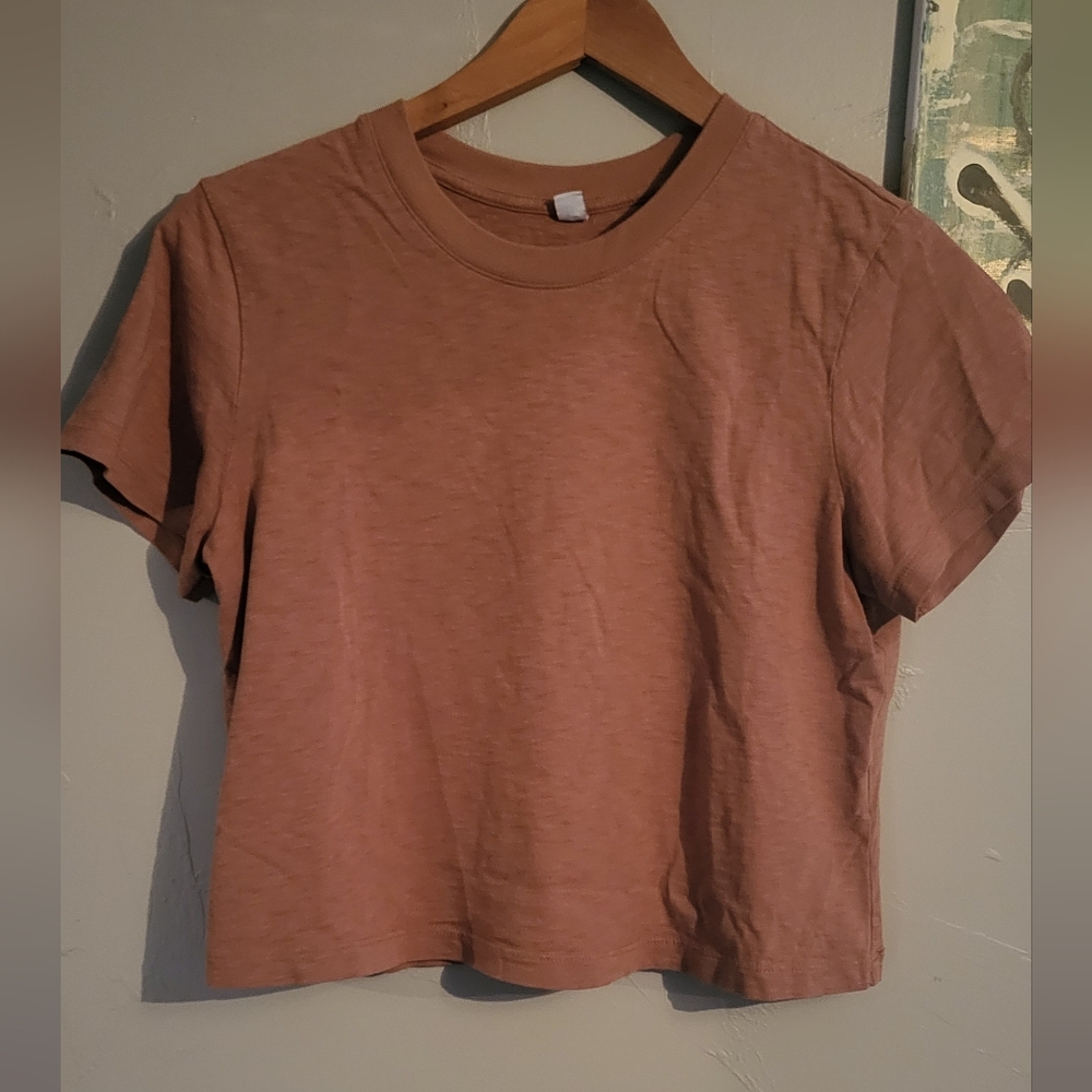Casual Women's Brown T-Shirt